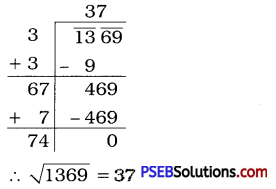 PSEB 8th Class Maths Solutions Chapter 6 Squares and Square Roots Ex 6.4 6