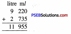 PSEB 4th Class Maths Solutions Chapter 5 Measurement Ex 5.9 5
