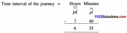 PSEB 4th Class Maths Solutions Chapter 6 Time Ex 6.3 7