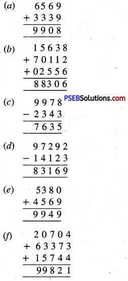 PSEB 5th Class Maths Solutions Chapter 2 Fundamental Operations on Numbers Ex 2.2 3