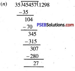 PSEB 5th Class Maths Solutions Chapter 2 Fundamental Operations on Numbers Ex 2.7 30