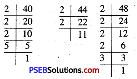 PSEB 5th Class Maths Solutions Chapter 3 HCF and LCM Ex 3.3 6