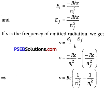 PSEB 12th Class Physics Important Questions Chapter 12 Atoms 8