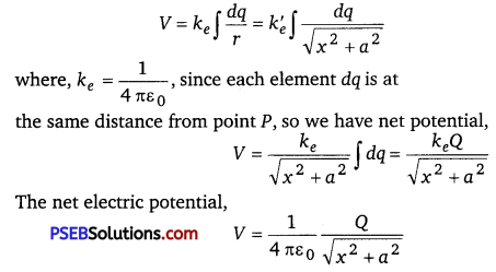 PSEB 12th Class Physics Important Questions Chapter 2 Electrostatic Potential and Capacitance 15