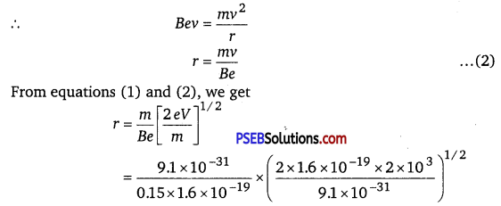 PSEB 12th Class Physics Solutions Chapter 4 Moving Charges and Magnetism 4