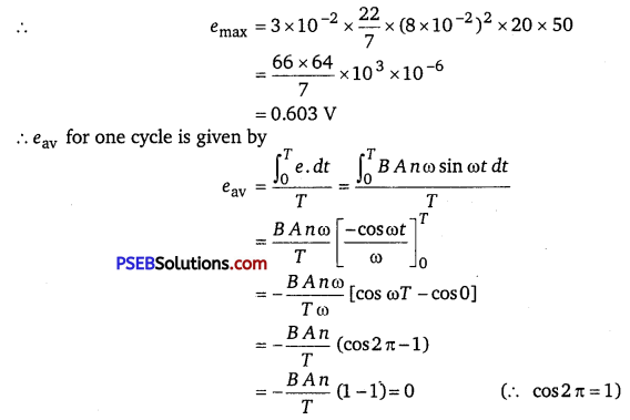 PSEB 12th Class Physics Solutions Chapter 6 Electromagnetic Induction 6