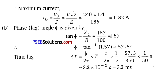 PSEB 12th Class Physics Solutions Chapter 7 Alternating Current 3