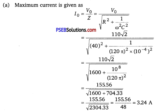 PSEB 12th Class Physics Solutions Chapter 7 Alternating Current 4