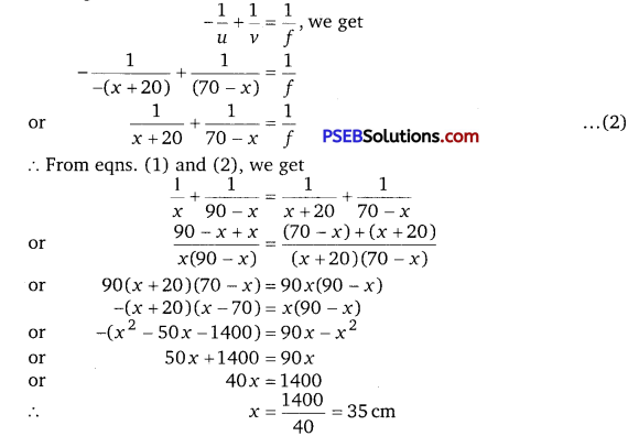 PSEB 12th Class Physics Solutions Chapter 9 Ray Optics and Optical Instruments 20