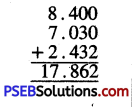 PSEB 5th Class Maths Solutions Chapter 4 ਭਿੰਨਾਤਮਕ ਸੰਖਿਆਵਾਂ Ex 4.8 4