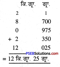 PSEB 5th Class Maths Solutions Chapter 6 ਮਾਪ Ex 6.4 5