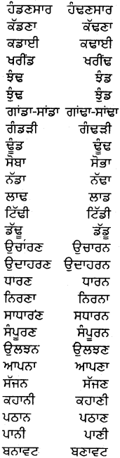 PSEB 5th Class Punjabi Grammar ਵਿਆਕਰਨ 11