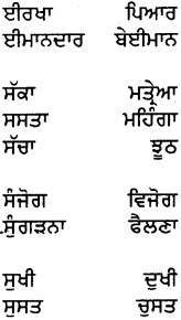 PSEB 5th Class Punjabi Grammar ਵਿਆਕਰਨ 28