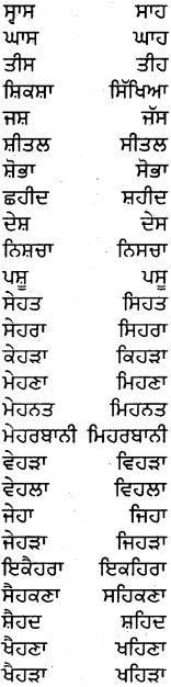PSEB 5th Class Punjabi Grammar ਵਿਆਕਰਨ 7