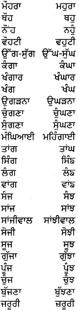 PSEB 5th Class Punjabi Grammar ਵਿਆਕਰਨ 9