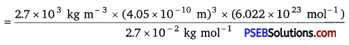 PSEB 12th Class Chemistry Solutions Chapter 1 The Solid State 20