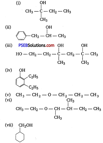 PSEB 12th Class Chemistry Solutions Chapter 11 Alcohols, Phenols and Ethers 3