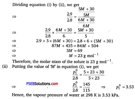 PSEB 12th Class Chemistry Solutions Chapter 2 Solutions 14